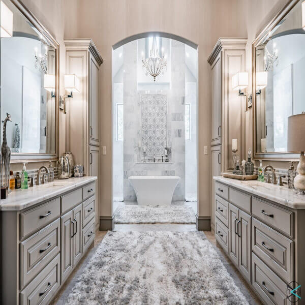 Grey Double Bathroom